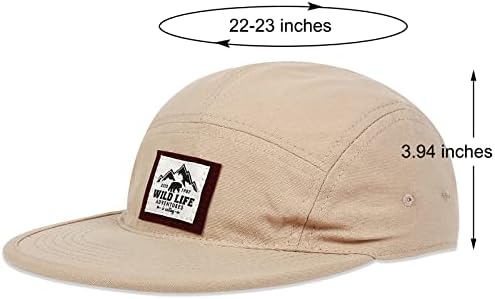 5 פנל כובעים לגברים נשים קל משקל בציר מחנה כובע בייסבול כובע