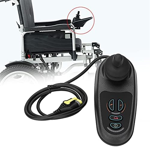 כיסא גלגל חשמלי בקר של ג'ויסטיק תואם ל- PG VR2 D51427, אביזר החלפת כיסא גלגל