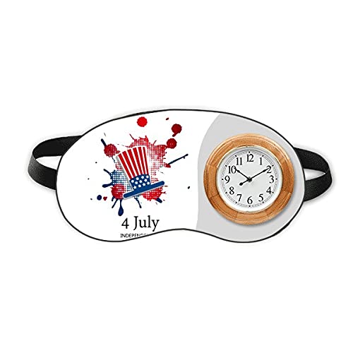 אמריקה 4 ביולי יום עצמאי כובע ראש שינה עין שעון שעון טיול צלף