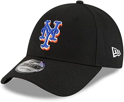ניו יורק מטס הליגה 9 ארבעים מתכוונן שחור חלופי כובע