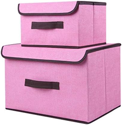 תיבת אחסון מתקפלת NC שתי קופסאות אחסון עם מכסים וניידים. תיבת אחסון רב -פונקציונלית יכולה לחסוך מקום. קופסאות