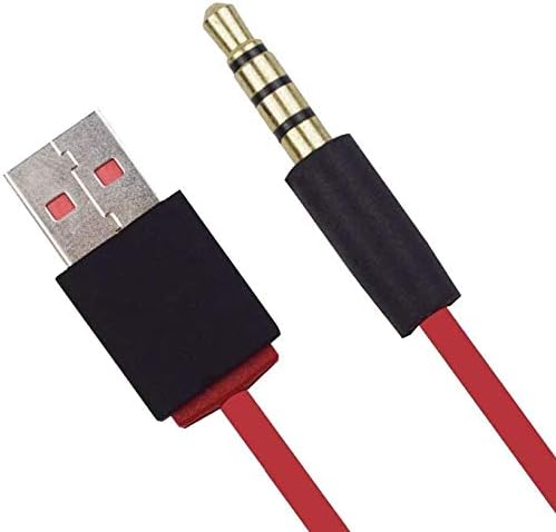Alitutumao USB 3.5 ממ כבל שקע מטען אלחוטי תואם פעימות מאת Dre Studio Solo אוזניות אלחוטיות
