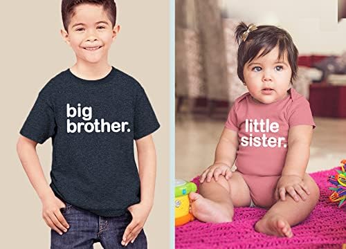 אחים גדולים אחים קטנים תלבושות חולצות אחים חולצות תואם לתלבושת ילדה של נולדת תינוקות