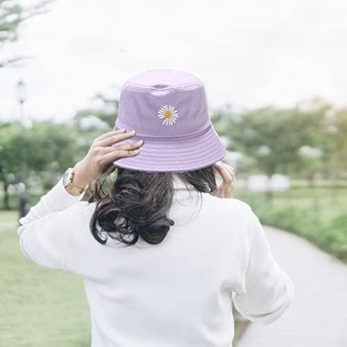 כובע שמש לנשים כובע דלי כותנה כותנה הפיכה נסיעות קיץ חוף כובע דיג