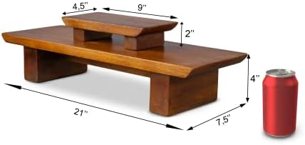 שולחן מזבח מדיטציית וסודה-21 על 7.5 על 6 אינץ 'שולחן פוג' ה שכבתי בעבודת יד-שולחן אלתר קטן להרפיה, תפילה-שולחן