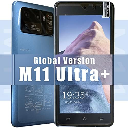 M11 טלפון חכם Ultra לא נעול אנדרואיד 1+4G זיכרון RAM 5.5 אינץ 'מסך טיפת מים GPS אפור PZ1