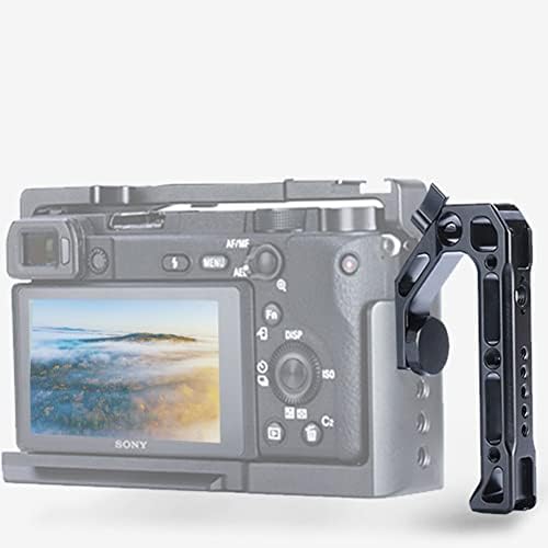 Moudoauer אלומיניום סגסוגת מצלמת ידית עליונה אחיזת יד אחיזה ידנית לניקון לקאנון עבור Sony DSLR