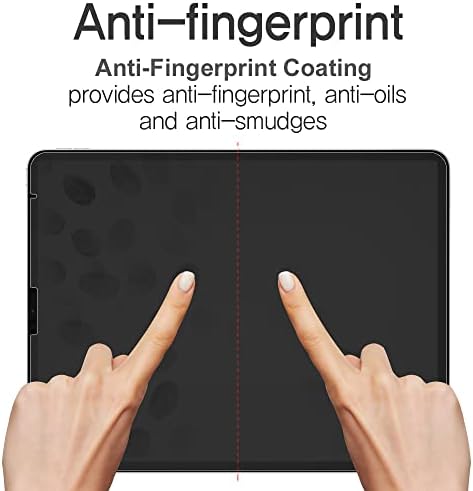 מגן ריפוי מגן לשימוש חוזר במרקם נייר מגן מסך התואם ל- Samsung Galaxy Tab S8 2022 / S7 2021, מנתק נשלף אנטי