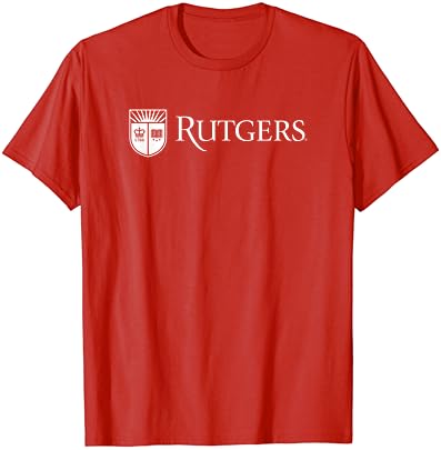 ראטגרס אוניברסיטת סקרלט אבירי בלוק טקסט חולצה