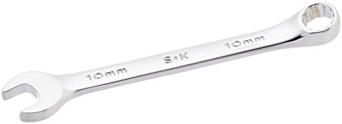 SK כלים מקצועיים 88310 מפתח ברגים מטרי 12 נקודות - רגיל, 10 ממ מפתח ברגים כרום עם גימור סופרקרום,