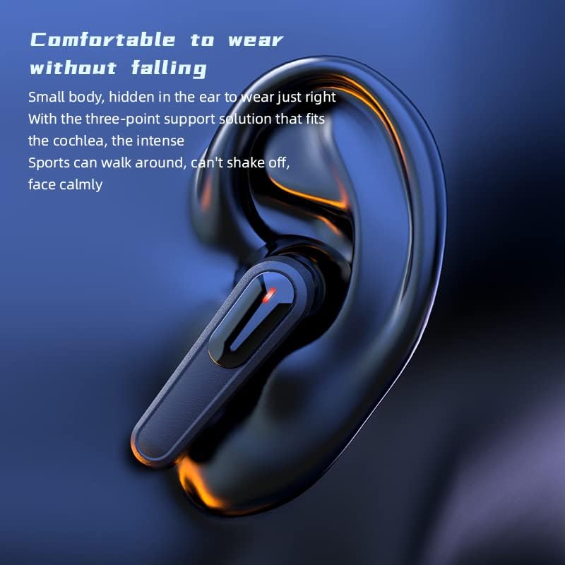 Sunol Pro80 אוזניות אלחוטיות אוזניות Bluetooth עם מארז טעינה אלחוטית IPX4 עמיד למים מיני אוזניות