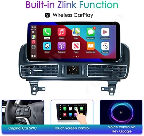 ZWNAV 12.3 אינץ 'רדיו למרצדס-בנץ GLE GLS -2018 מל GL 2012-2015,128GB CARPLAY, GPS ניווט אנדרואיד