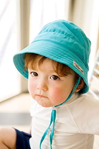 תינוק ילדים יוניסקס שמש כובע עד 50 + לנשימה דלי שמש הגנה לשחק כובע עם מתכוונן סנטר רצועת רשת רירית