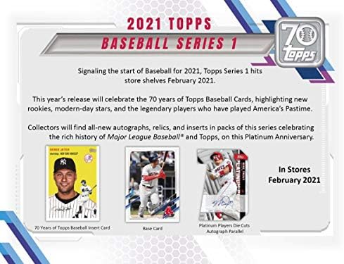Topps 2021 סדרה 1 חבילת קולב בייסבול