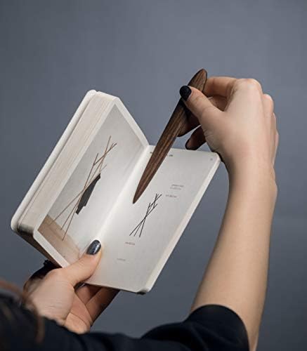 טיליסמה פותחן מכתבים מעץ וסימניה לגברים ונשים - סכין פתיחת מעטפת אגוז בעבודת יד - 2 ב -1 מתנות משרדיות לבוס, עמיתים