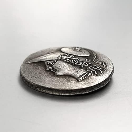 Hu hai xia אלילה יוונית עתיקה ארטמיס מטבע כסף עתיק מטבע מיתולוגי דמות מטבע הבת של זאוס מטבע אמנות