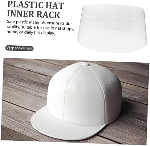 10 יחידות כובע המניה רירית קאובוי כובע סטנד כובע פנימי מתלה פלסטיק סטריאוטיפים לבן אבזרים