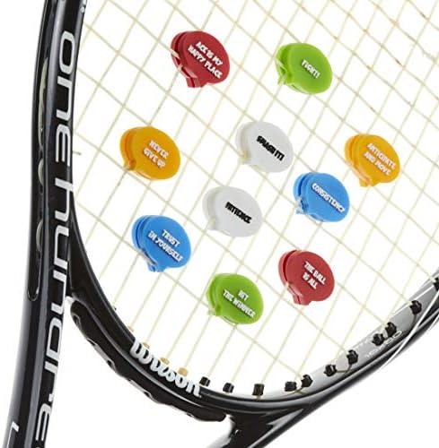 רטט טניס עסוק. מתנת טניס ייחודית לילדים, נשים ושחקנים עם 10 סיסמאות מוטיבציה