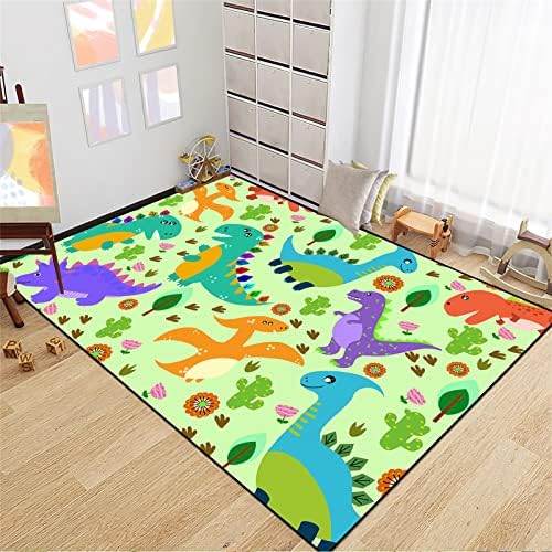 דינוזאור שטיחים עבור בני שינה דינוזאור לשחק שטיח דינוזאור אזור שטיח קריקטורה דינוזאור שטיח חמוד דינוזאור