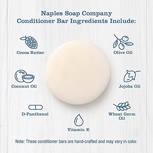 חברת סבון נאפולי מרכך מוצק בר-ללא פרבנים, פתלטים-טיפוח שיער בעבודת יד, ידידותית לסביבה, לחות לשיער