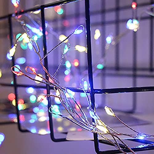 חג המולד LED LED תיל נחושת לחג חדר שינה מקורה קישוט לחתונה יום הולדת לחתונה יצירתי אורות עצם דגים
