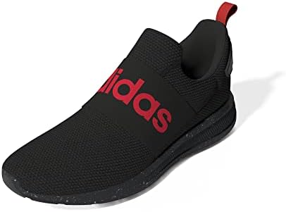 אדידס גברים של לייט רייסר להתאים 4.0 ריצה נעל, ליבה שחור / חי אדום / פחמן, 9.5