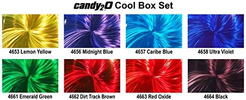 סט מדגם Candy2O של צבעי אוויר אוטומטיים