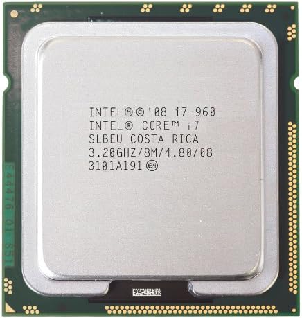 Intel Core i7-960 מעבד 3.20 ג'יגה הרץ 8 מגה-בייט שקע LGA1366