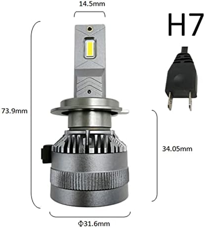 F5C 4300K ​​120W 12000L H7 H11 9005 9006 H1 נורות LED LED H7 ערכת פנס אור ערפל H4 H7 מנורות LED LED