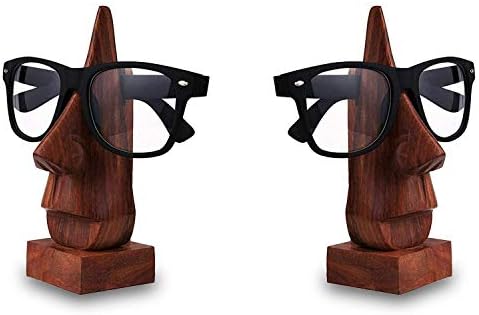 מחזה מעץ מעץ בעבודת יד בעבודת יד בעבודת יד מעמד תצוגה של מחזיקי משקפיים מעמד - סט אביזר שולחן
