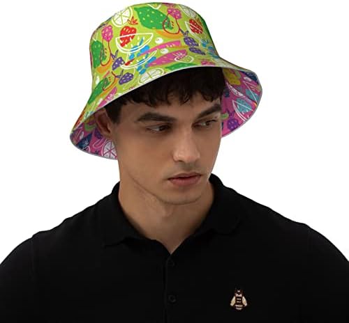 כובע דלי הפיך מצחיק יוניסקס אופנה כובע דייג שמש לגברים נשים בני נוער חוף קמפינג טיולים בחוץ
