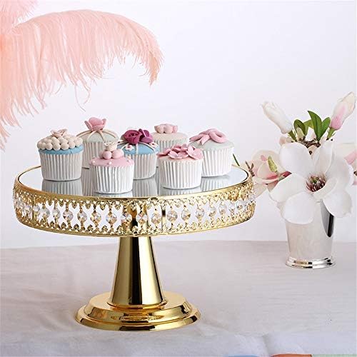 עוגת צלחת עוגת דוכן חתונה מסיבת כלי שולחן חתונה בית קריסטל קישוט עוגת תצוגת עבור פלטות הקאפקייקס