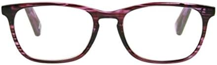 פוסטר גרנט צבעוני סגול בדוגמת אלנה נשים של קריאת משקפיים +1.50