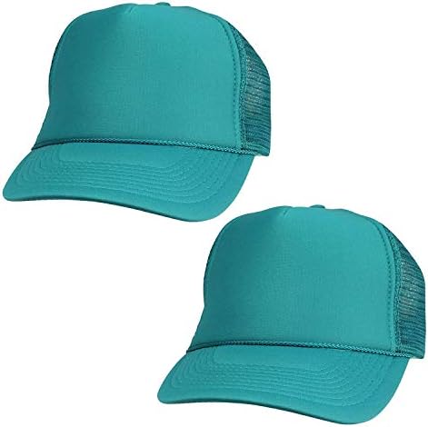 2 חבילות בייסבול כובעי ריק נהג משאית כובעי קיץ רשת כובע