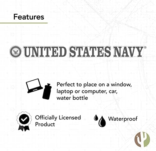 חיל הים של ארצות הברית שם לוגו של ארהב לוגו ויניל מדבקות נייד נייד בקבוק מים.