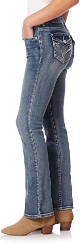 וולפלאוור נשים של המגף מפותלת באמצע עלייה בלינג אינסטה למתוח ג 'וניורס ג' ינס