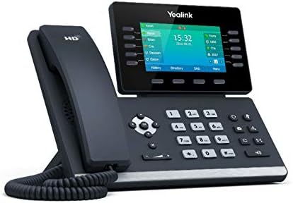 Yealink SIP-T54S IP Phone, 16 שורות. תצוגת צבע 4.3 אינץ '. USB 2.0, Ethernet Gigabit-Port-Port,