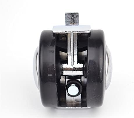 גלגלי שקט של קופורד 2 אינץ 'M10X14 ממ גלגלי ריהוט גלגלים סגסוגת סגסוגת שולחן עגול 2 יחידות