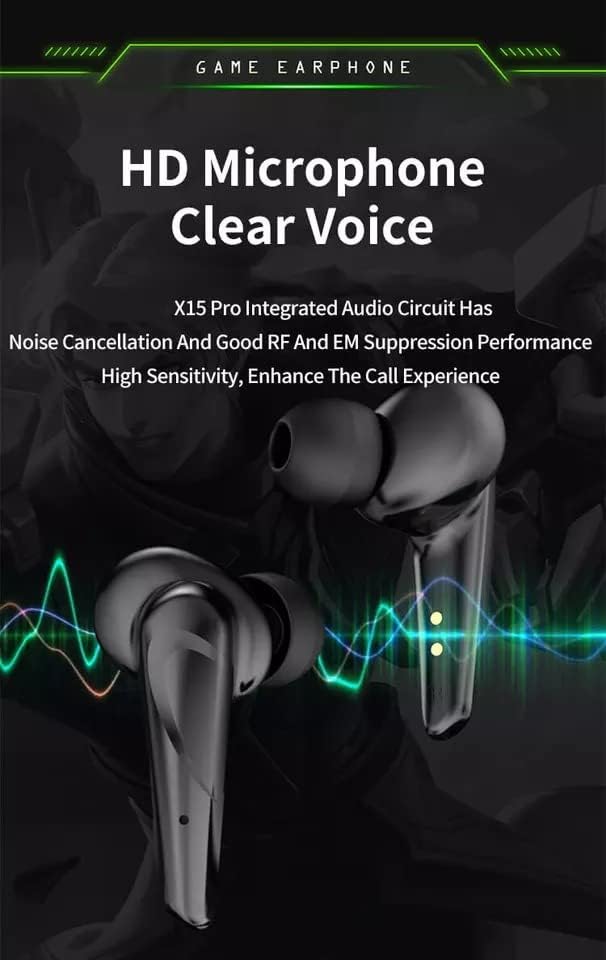 CLZDM אוזניות אלחוטיות 45MS Ultra Extension Aigbuds אוזניות Bluetooth 5.1, מיקום סטריאו, מוסיקה/משחק כפול,