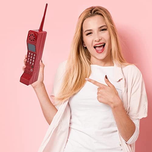טלפון נייד רטרו של פיליפאן משנות ה -80, פיגרים ומצורות 90, טלפון נייד מתנפח, קישוט טלפון סלולרי רטרו לבנים, לקישוטים