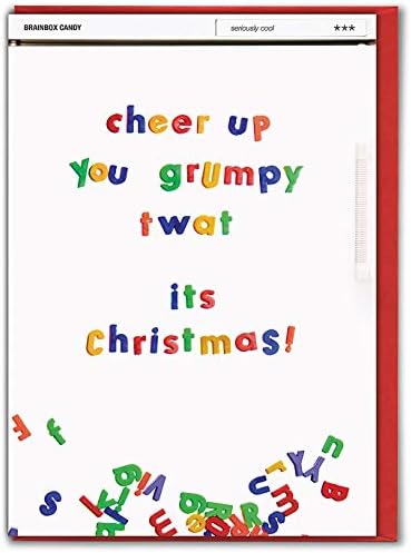 ממתקי Brainbox מצחיק הומוריסט 'לעודד טוויסט טוויט' חג המולד