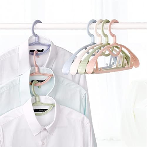 SAWQF 10 יחידות/סט מעבה את קולב בגדי פלסטיק רחב כתף למתלה לאחסון מעיל בגד, מחזיק מארגן ארון בגדים למבוגרים