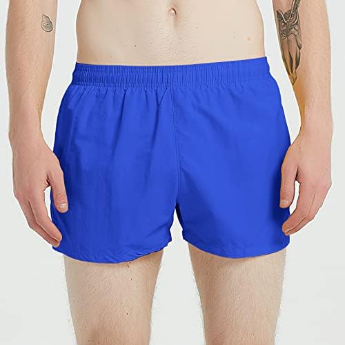 ZDOO גזעי שחייה בקיץ לגברים מהיר לוח ייבוש מכנסיים קצרים תחרה מזדמנים במכנסי חוף חופשה בהוואי עם בטנה