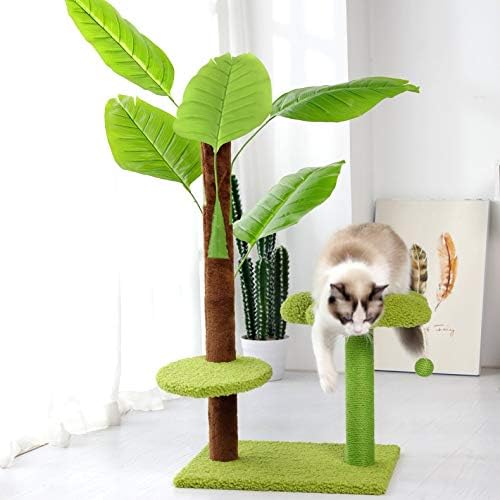 סימולציה חתולי קן טרופי גשם יער חתולי צעצועי מיטות סיסל חתולי גרוד באופן טיפוס מסגרת יצירתי חתולי