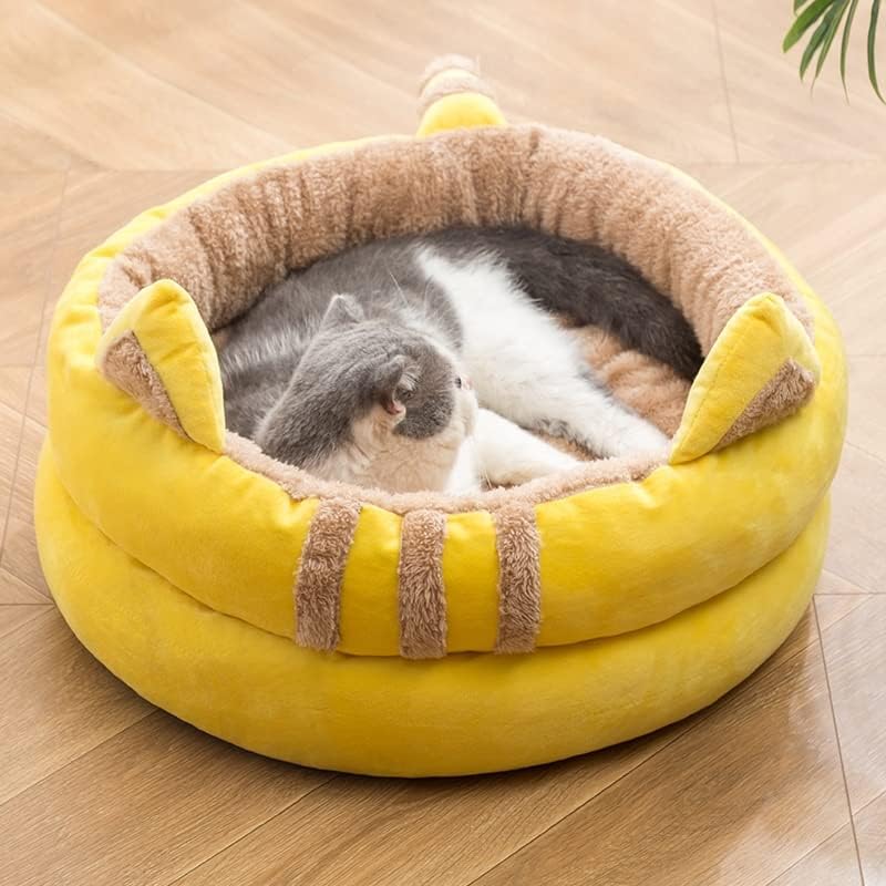 חתול מיטת חתלתול כורסת חתול בית אוהל מערת רך לחיות מחמד שינה מיטה מפנק בית ציוד לחיות מחמד