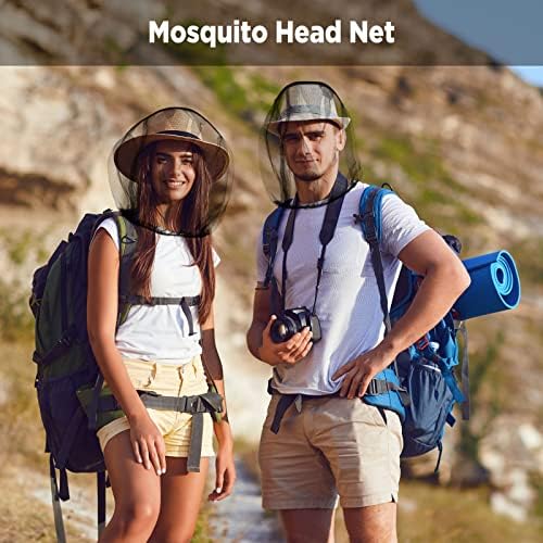 12 חתיכות יתושים ראש נטו שחור יתושים רשת נטו פנים צוואר לטוס בנוטינג הוד הגנה נטו ראש כיסוי