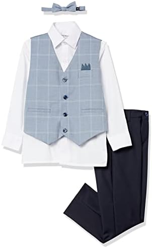 אייזק מזרחי, אפוד, חולצה, עניבת פרפר ומכנסיים של ילד בכושר דק