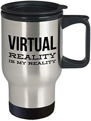 הוליווד & חוט מציאות מוגברת מתנות מציאות מדומה הוא שלי מציאות ספל מצחיק נירוסטה מבודד נסיעות קפה כוס