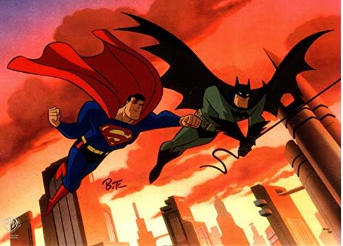 סופר מן ועטלף מן, סדרת האנימציה-הקומיקס המשובח ביותר בעולם-מאט עד 8 על 10 אינץ'.