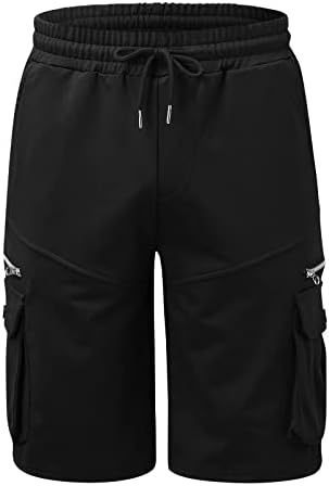 מכנסיים קצרים של מכנסיים קצרים של מכנסיים קצרים של בגדי גברים רופפים מכנסיים מזדמנים של חמש נקודות רוכסן רוכסן